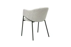 Esszimmerstuhl Seagall | 54 x 62 x 78 cm | Corduroy Hellgrau Design