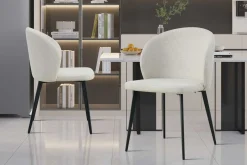 Esszimmerstuhl Tilly - 51x55x80cm - beige Stoff