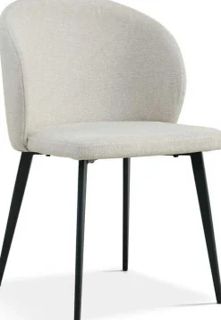 Esszimmerstuhl Tilly - 51x55x80cm - beige Stoff