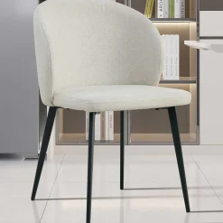 Esszimmerstuhl Tilly - 51x55x80cm - beige Stoff