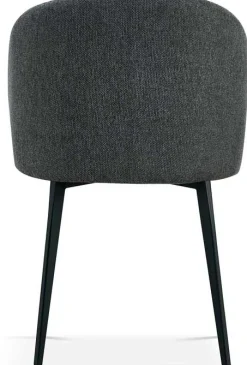Esszimmerstuhl Tilly - 51x55x80cm - dunkelgrauer Stoff