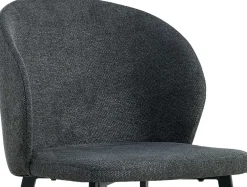 Esszimmerstuhl Tilly - 51x55x80cm - dunkelgrauer Stoff