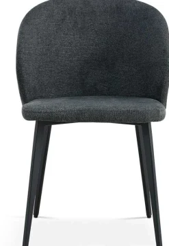 Esszimmerstuhl Tilly - 51x55x80cm - dunkelgrauer Stoff