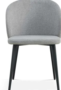 Esszimmerstuhl Tilly - 51x55x80cm - grauer Stoff