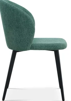 Esszimmerstuhl Tilly - 51x55x80cm - grüner Stoff
