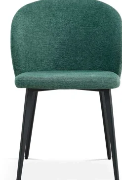 Esszimmerstuhl Tilly - 51x55x80cm - grüner Stoff