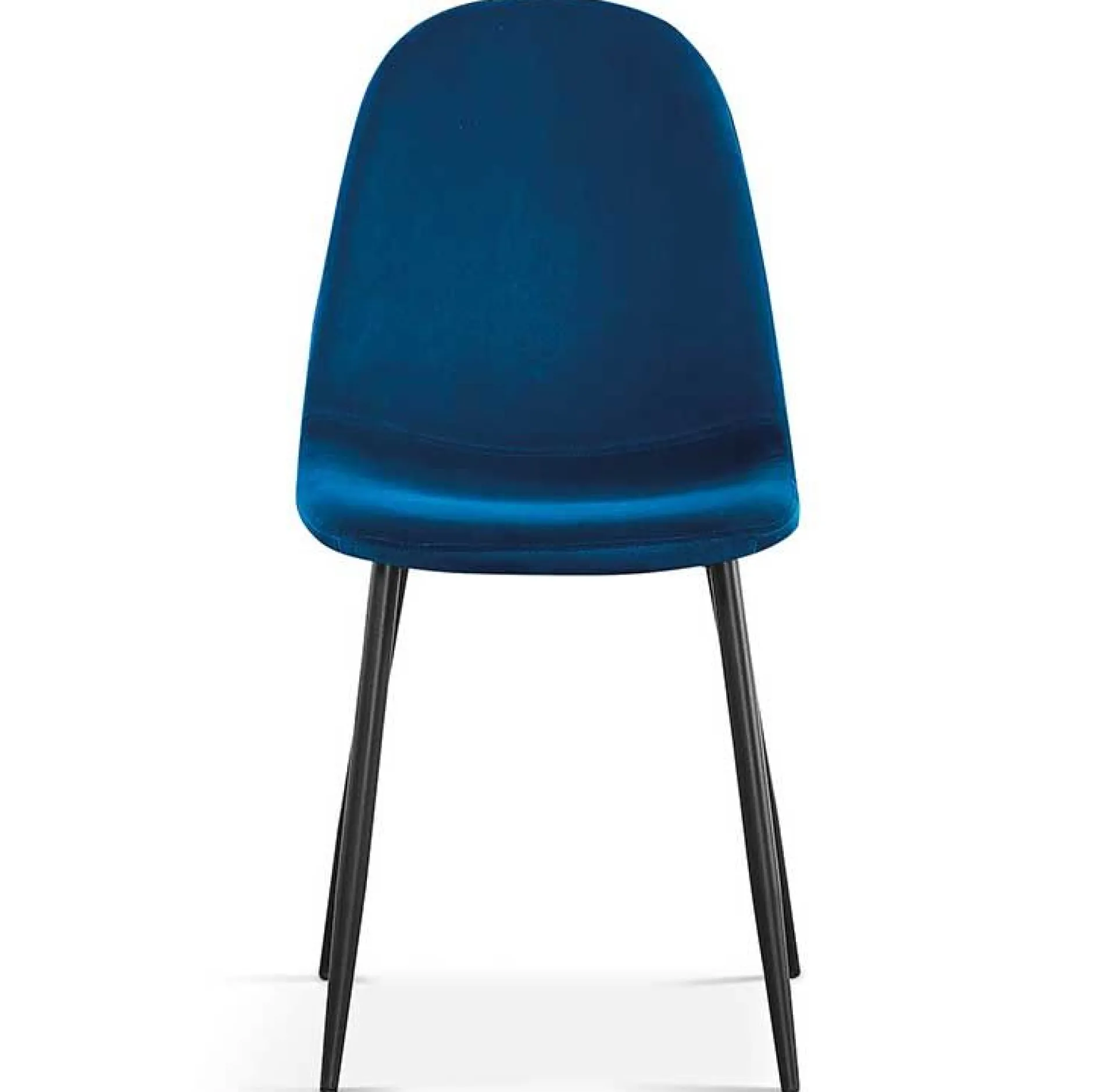 Esszimmerstuhl Valeska Samt - blau