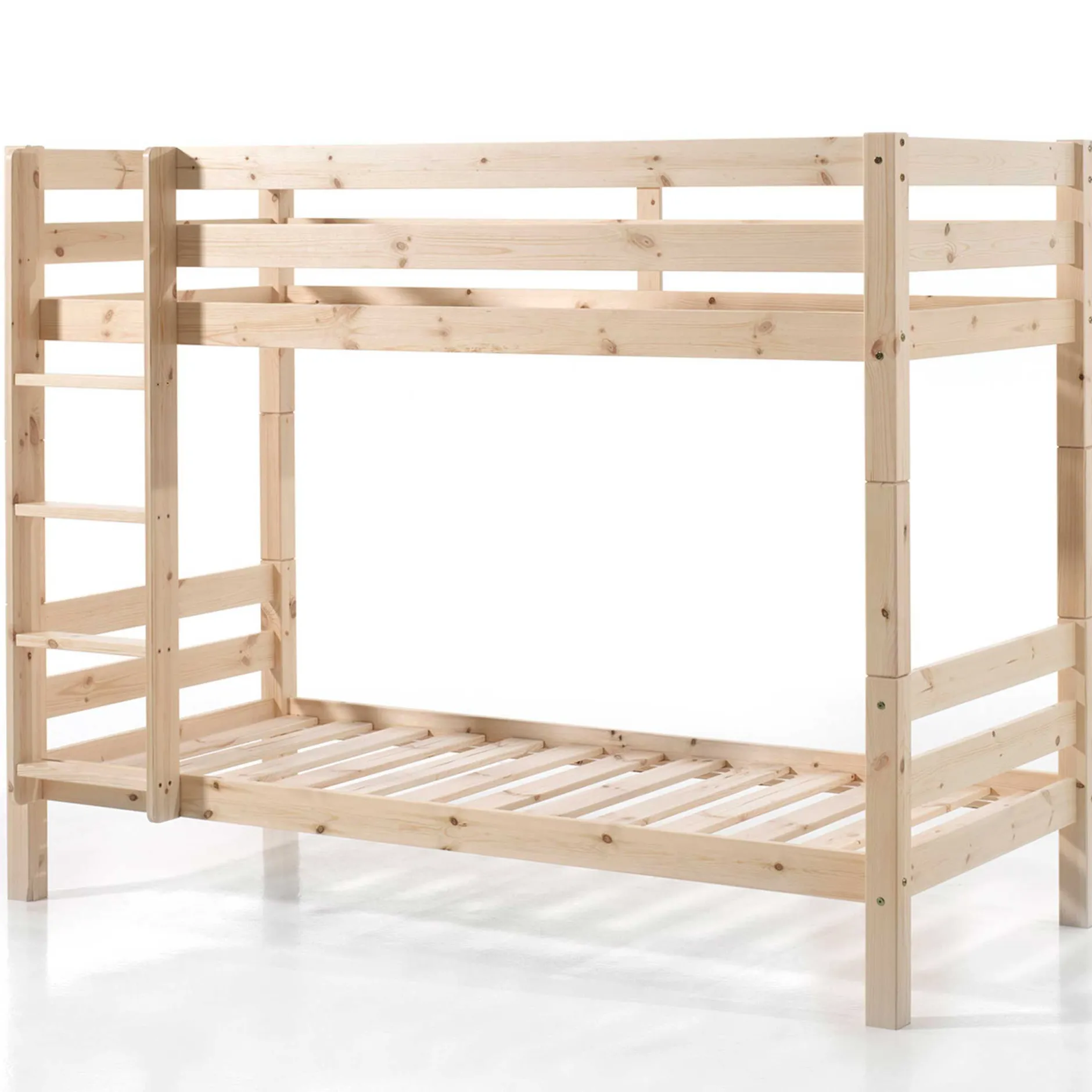 Etagenbett Claire 160cm mit Bettkasten - Kieferholz