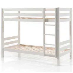 Etagenbett Claire 160cm mit Bettkasten - weiß