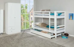 Etagenbett David 90x200 - white wash