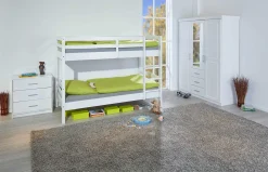 Etagenbett David 90x200 - white wash