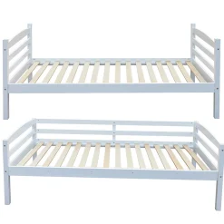 Etagenbett Roy 90x200 | teilbar | Kiefer weiß