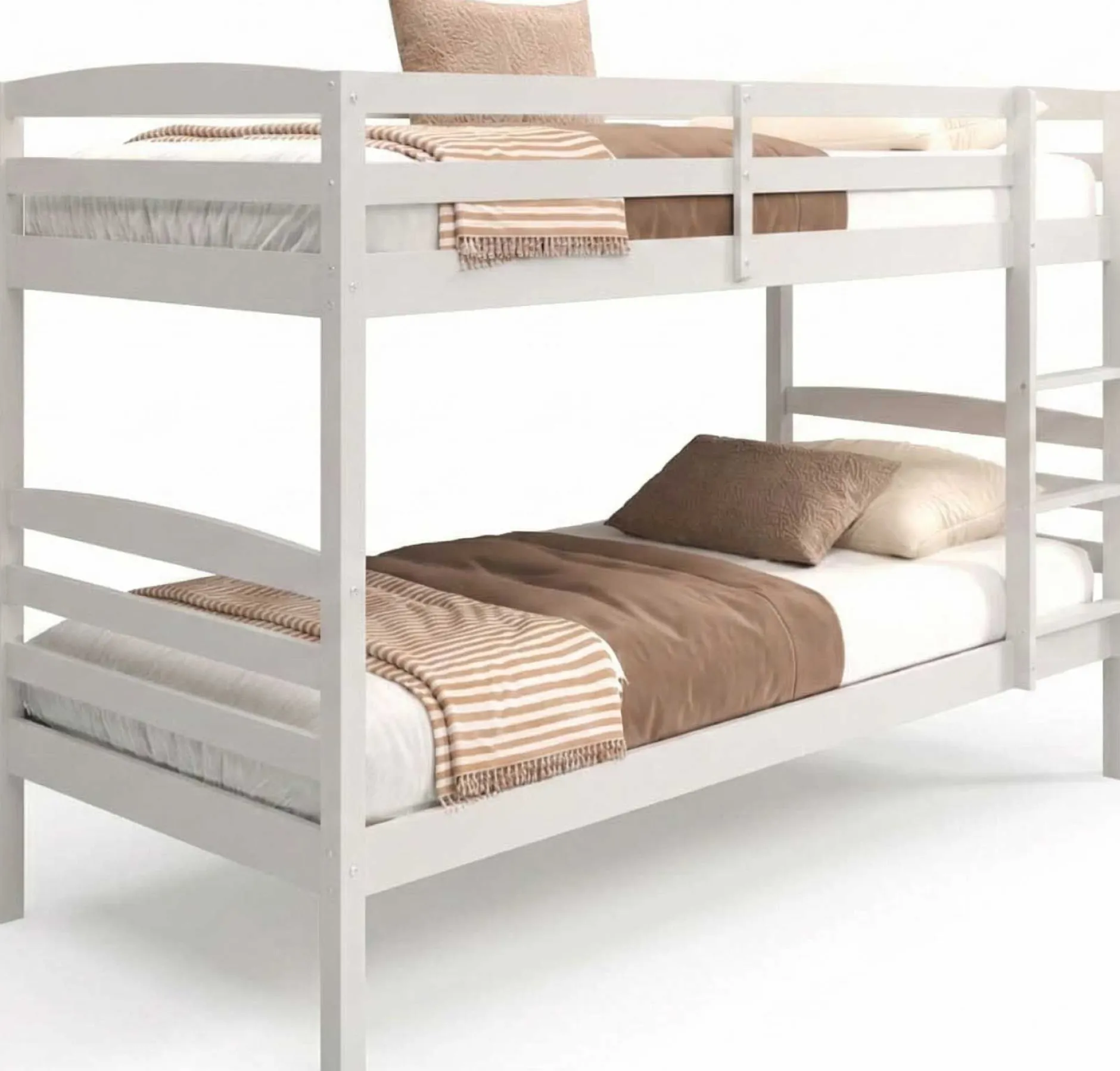Etagenbett Roy 90x200 | teilbar | Kiefer weiß