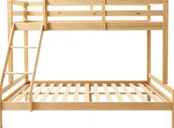 Etagenbett Sven - 90x200 & 140x200cm - 3 Personen – massives Kiefernholz