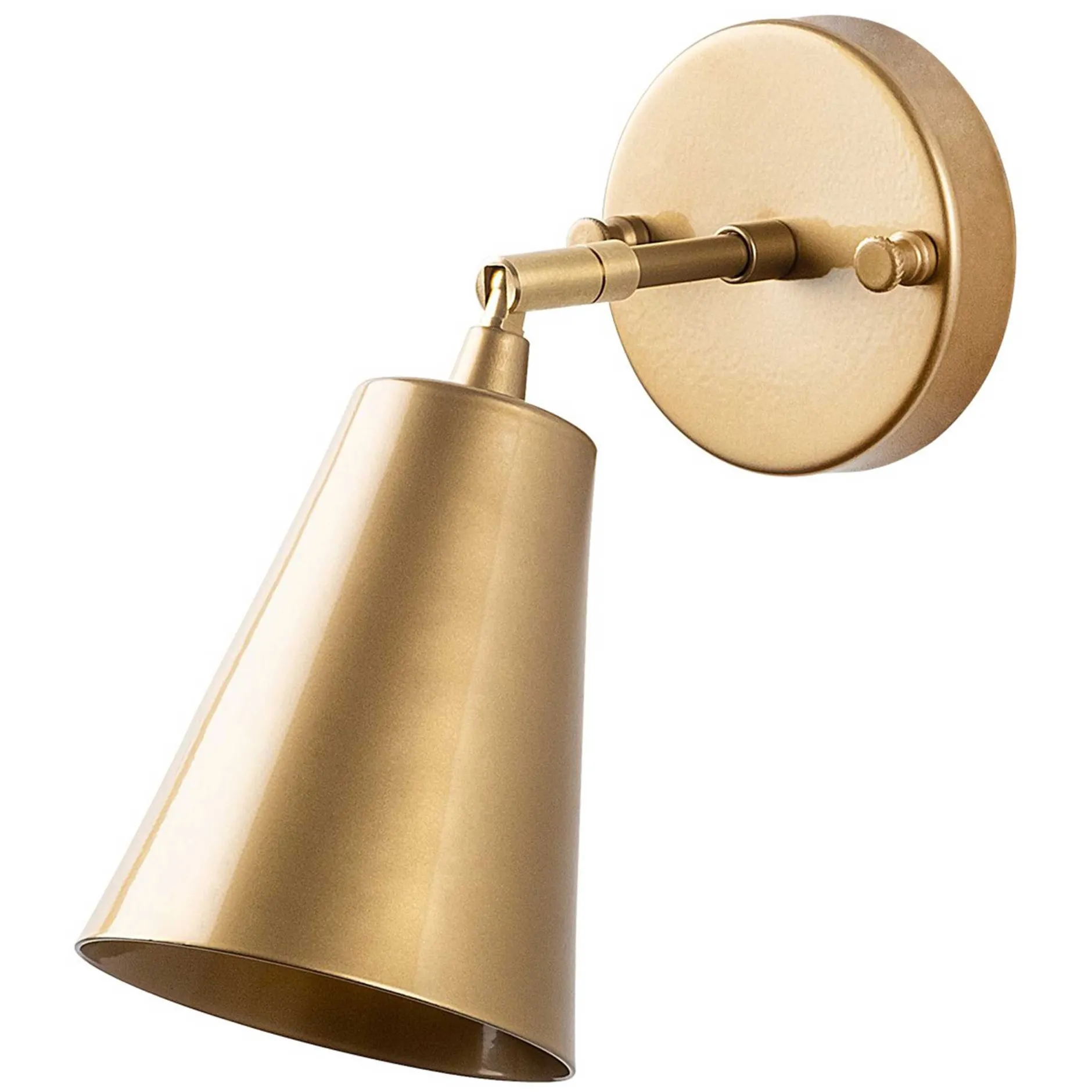 Evander Wandleuchte | METALLGEHÄUSE | Gold