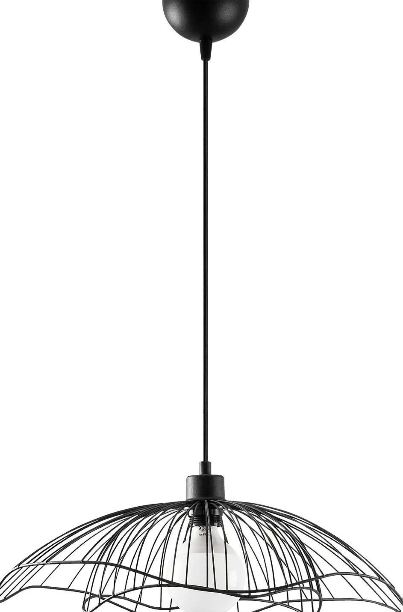Farac Kronleuchter | METALLGEHÄUSE | Schwarz