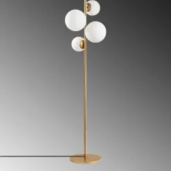 Fazli Stehleuchte | METALLGEHÄUSE | Gold