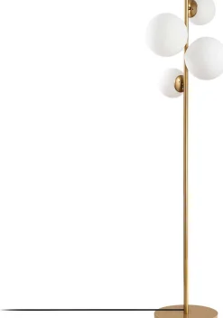 Fazli Stehleuchte | METALLGEHÄUSE | Gold