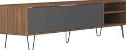 Fernsehschrank Jiro 165cm - Walnuss/Anthrazit