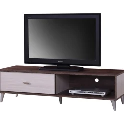 Fernsehschrank Rumbo 120cm - braun/weiß