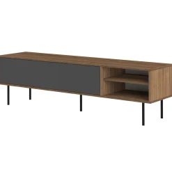 Fernsehschrank Watt 165cm - Walnuss/Grau