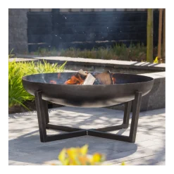 Feuerschale Tanya 86cm Stahl - schwarz
