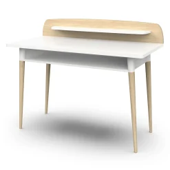 Firmiana Schreibtisch | 110 x 55 x 88 cm | Weiß