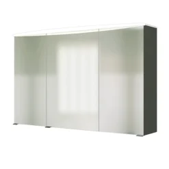 FlorentBadezimmer : Hängeschränke, Spiegelschrank, Waschtischschrank, Säulenschrank, Ablageschrank - Hochglanz grau