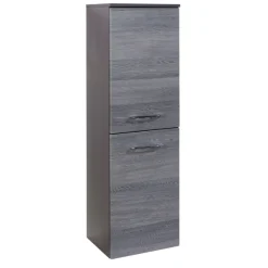 FlorentBadezimmer : Spiegelschrank, Waschtischschrank, Säulenschrank, Ablageschrank - Eiche grau