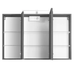 FlorentBadezimmer : Säulenschrank, Spiegelschrank, Waschtischschrank - Eiche grau