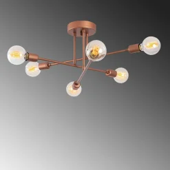 Flower Kronleuchter | METALLGEHÄUSE | Kupfer