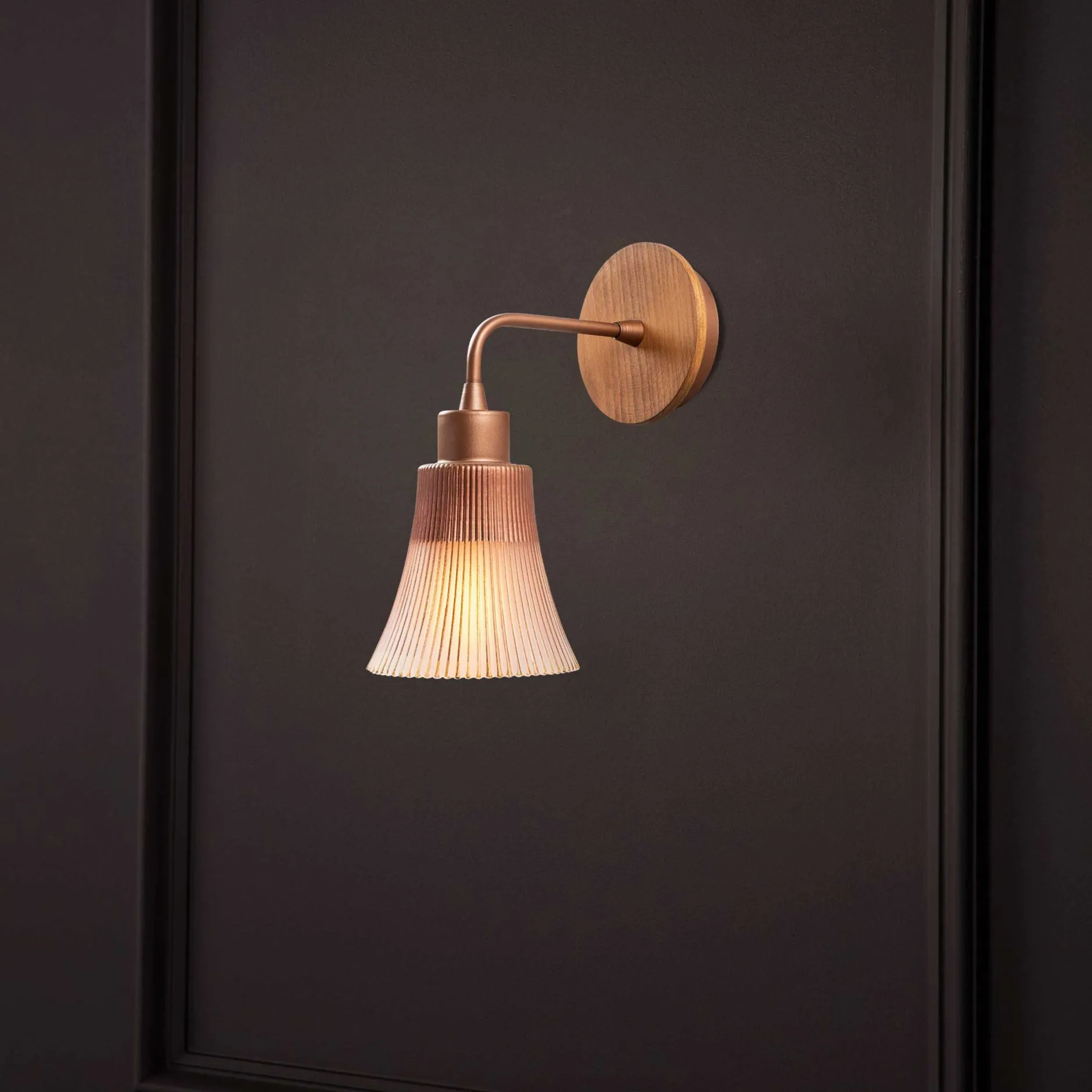 Foca Wandleuchte | METALLGEHÄUSE | Kupfer