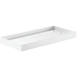 Forrest Hausbett 90x200 mit Rollbett, herunterklappbarem Schutzgitter und Bettzelt - weiß/rosa