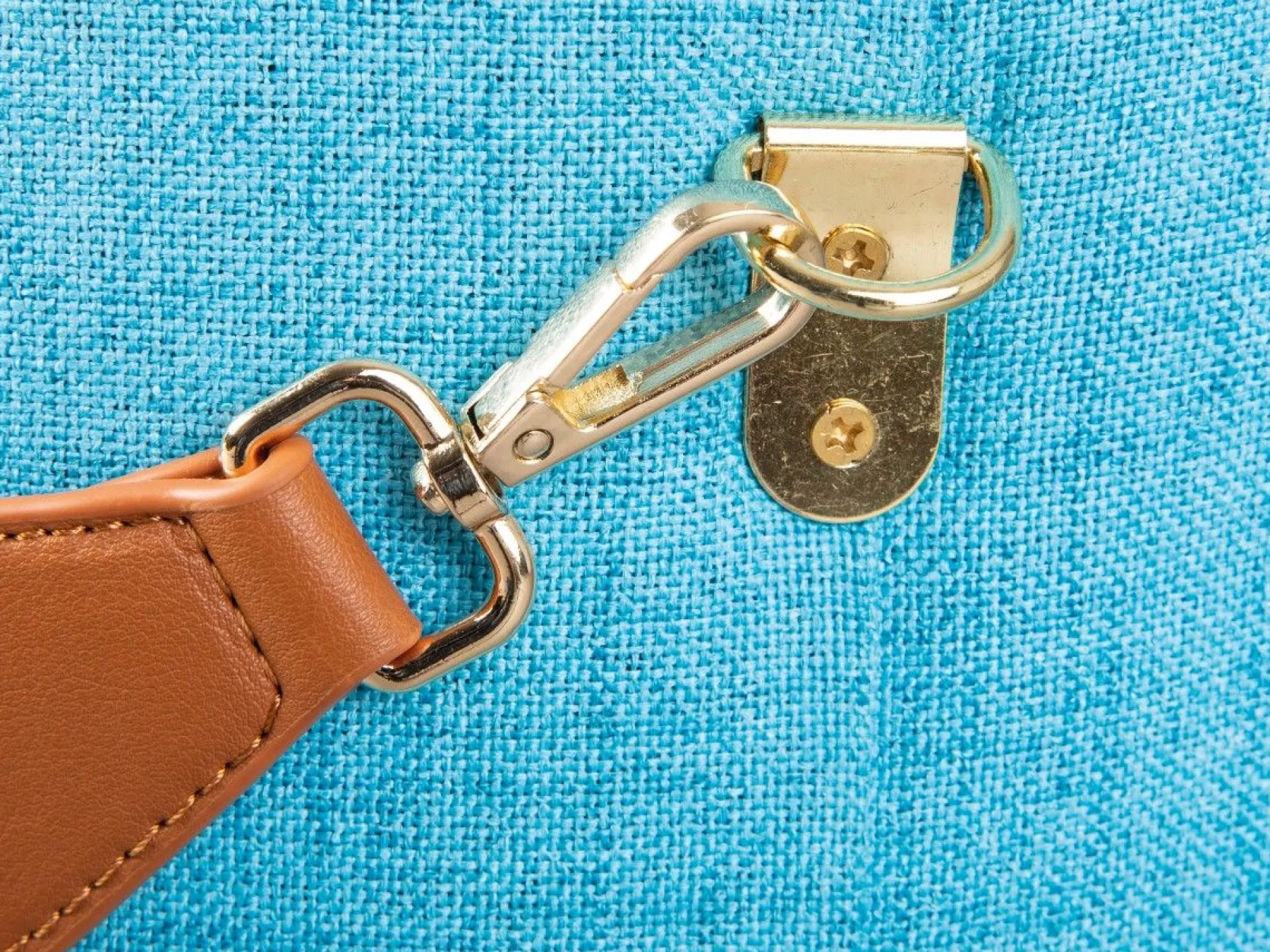 Fußhocker Dilia mit Stauraum - blau