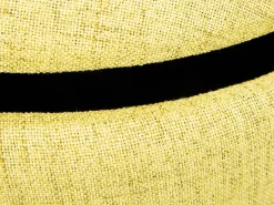 Fußhocker Dilia mit Stauraum - gelb-grün
