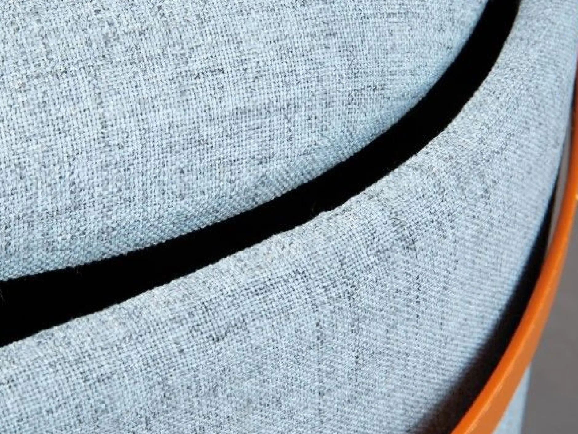 Fußhocker Dilia mit Stauraum - grau