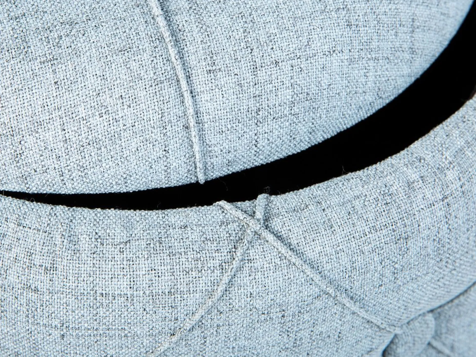 Fußhocker mit Deckel Yapak gepolstert - grau