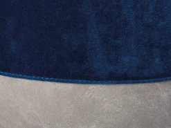 Fußhocker Osane Samt - blau
