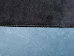 Fußhocker Osane Samt - schwarz