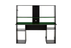 Gaming-Schreibtisch Strabo 157x60cm - schwarz