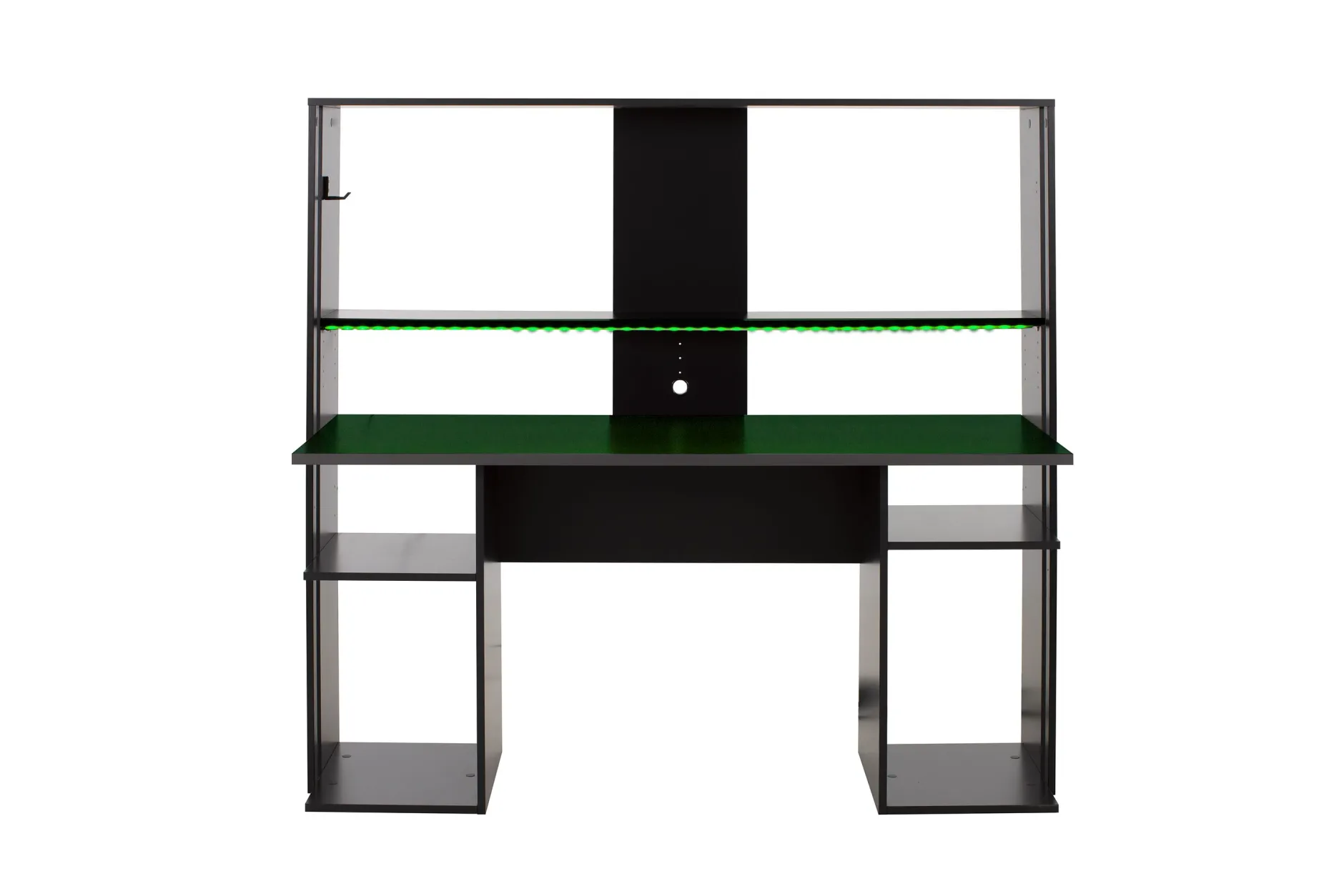 Gaming-Schreibtisch Strabo 157x60cm - schwarz