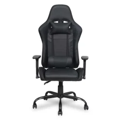 Gaming Stuhl Fastlane - verstellbar - schwarzes Kunstleder