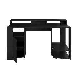 Gaming-Tisch 152cm mit LED-Leiste - schwarz