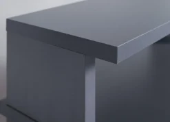 Gaming-Tisch Match Point | 160 x 91 x 76,5 cm | Farbe: Anthrazit | Mit Ablagefläche