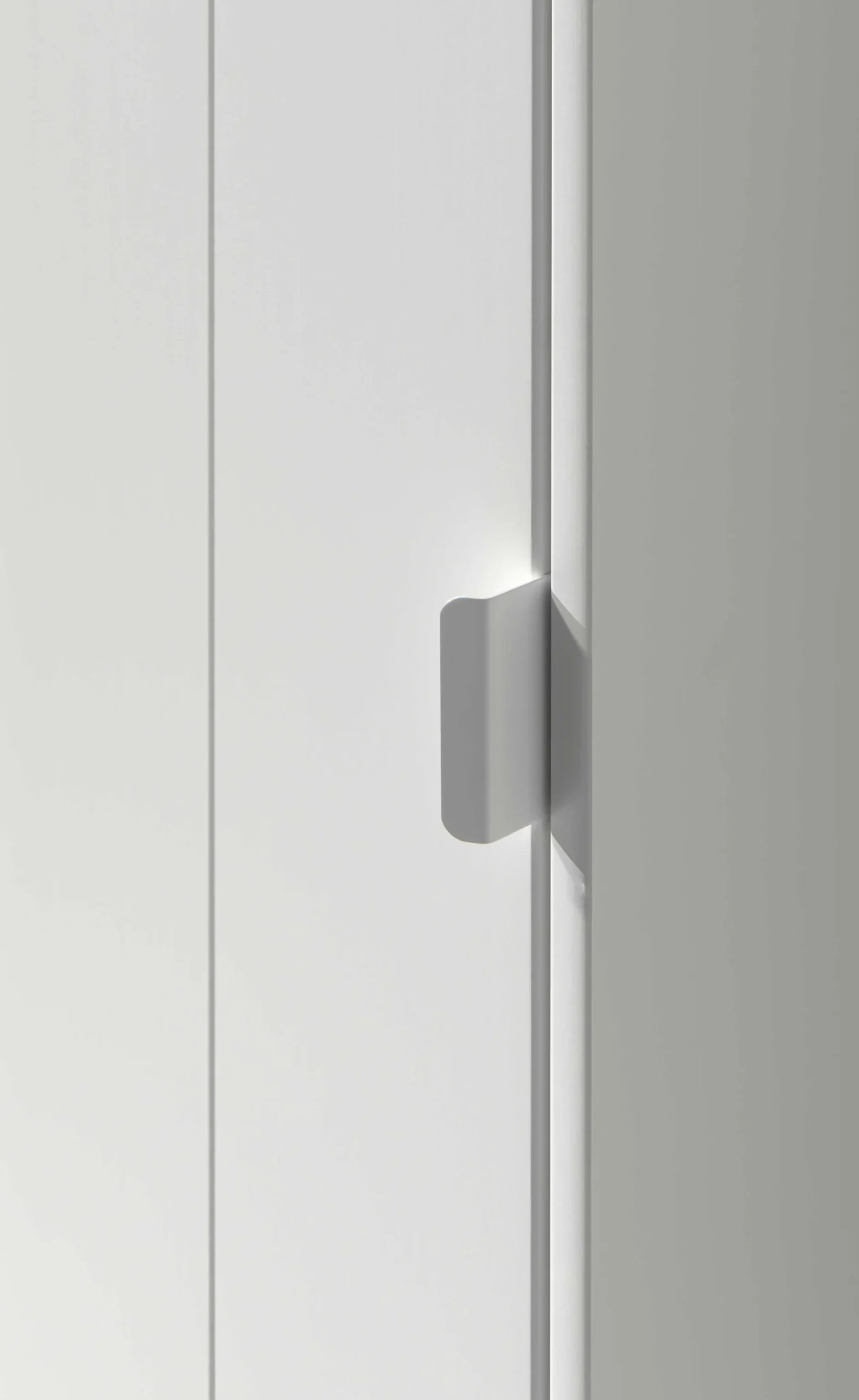 Garderobe Bücherregal Casami - weiß/grau