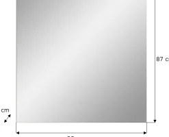 Garderobenspiegel Scout Xonox – Evoke Oak, 90x87x2 cm