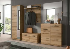 Garderobenspiegel Scout Xonox – Evoke Oak, 90x87x2 cm