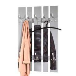 Garderobenständer Kirsten - 65x9x100 cm - MDF/grau