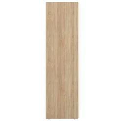 Garderobe Spike 112/185cm mit Vorhang - Eiche/Ecru