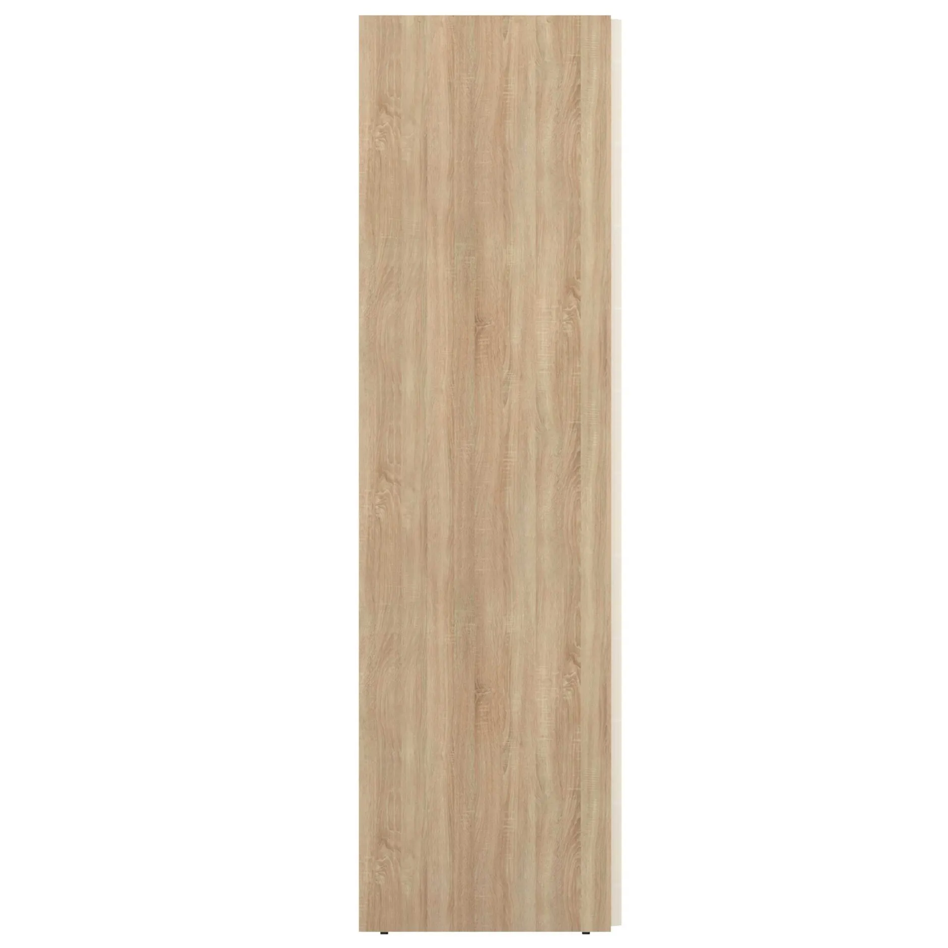 Garderobe Spike 112/185cm mit Vorhang - Eiche/Ecru